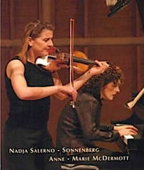 Nadja Salerno Sonnenberg and Anne Marie McDermott